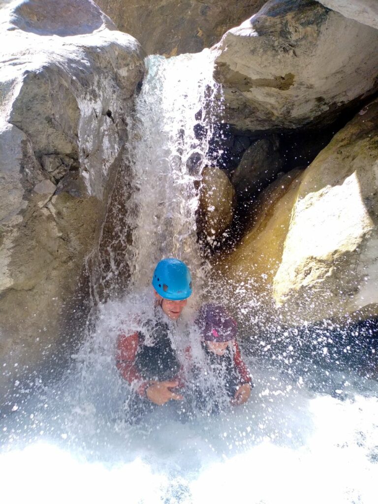 Bon débit canyoning