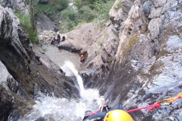 tobboggan canyon Champsaur canyoning